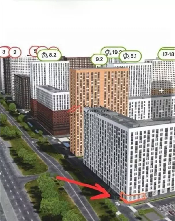 Торговая площадь в Московская область, Котельники Парковый мкр, 14 (86 ... - Фото 2