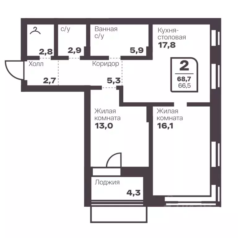 2-к кв. Челябинская область, Магнитогорск Голос Притяжение жилой ... - Фото 1