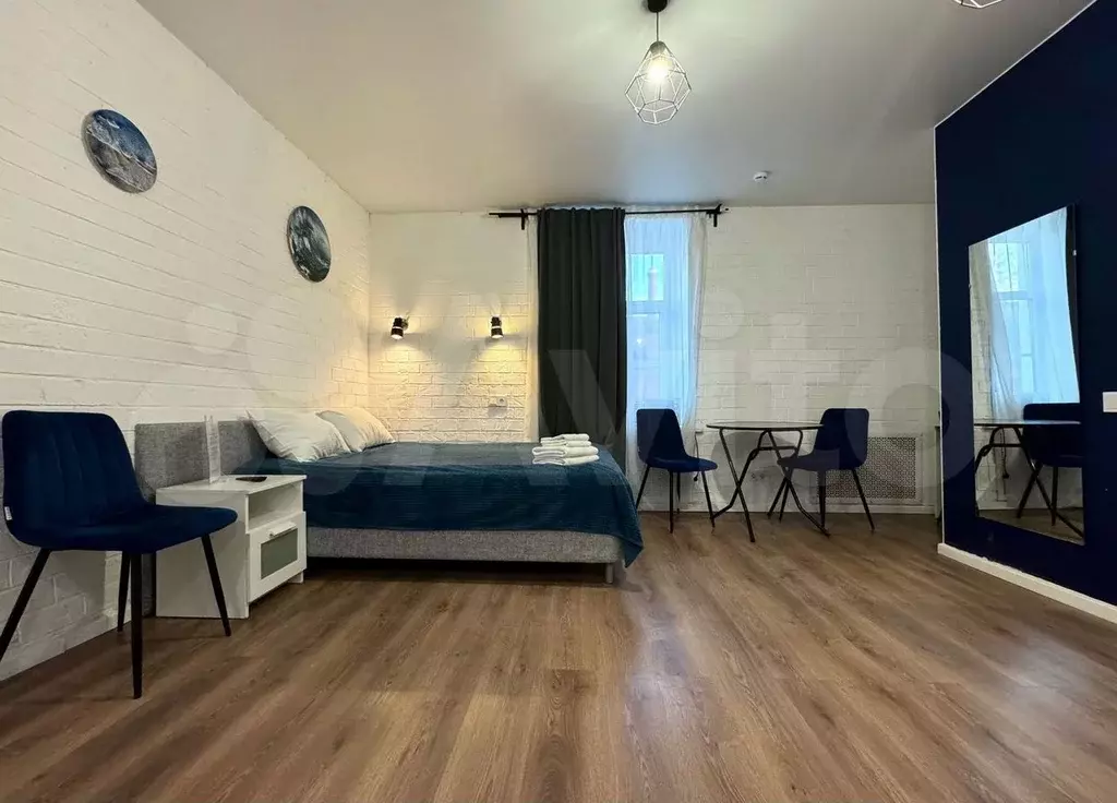 Апартаменты-студия, 26 м, 1/2 эт. - Фото 0