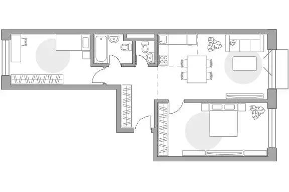 3-комнатная квартира: Москва, Малая Почтовая улица, 12 (77.59 м) - Фото 1