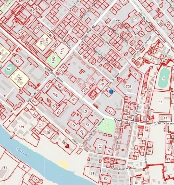 Участок в Вологодская область, Сокол ул. 40-летия Октября (10.5 сот.) - Фото 0