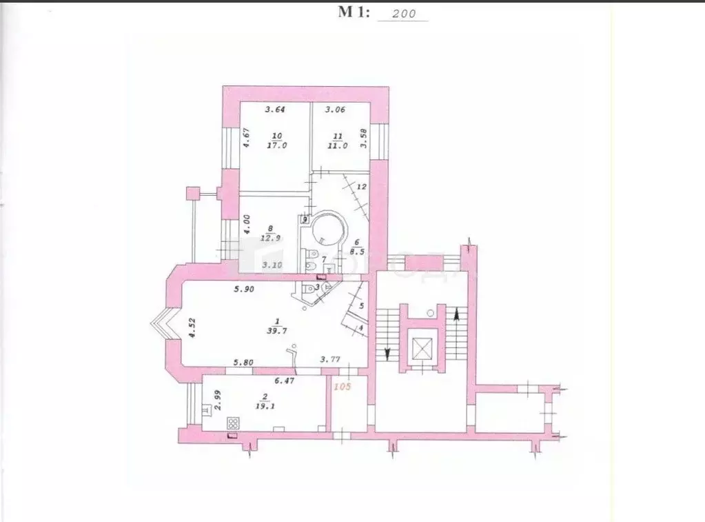 4-к кв. Новосибирская область, Новосибирск Обская ул., 50/1 (125.0 м) - Фото 1