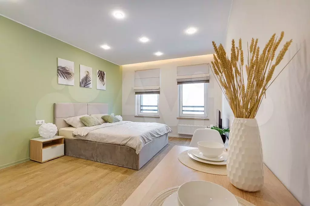 Апартаменты-студия, 27,2 м, 3/10 эт. - Фото 1