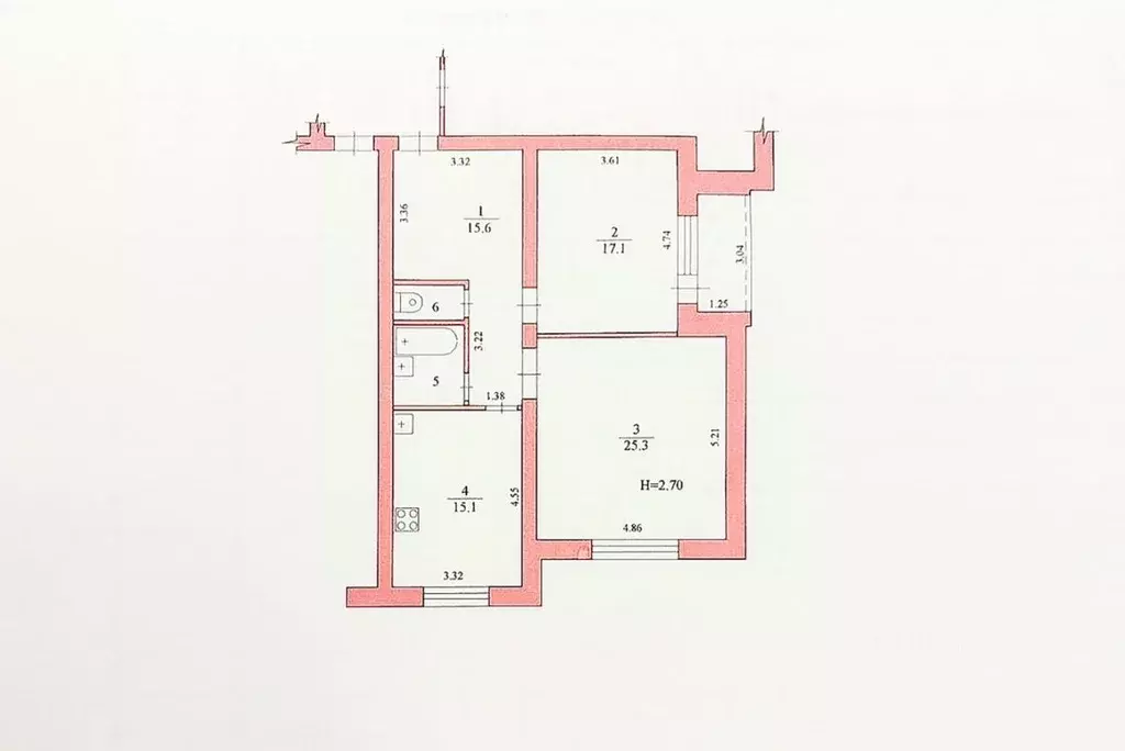 2-к кв. Волгоградская область, Волгоград пер. Удмуртский, 105 (78.5 м) - Фото 2