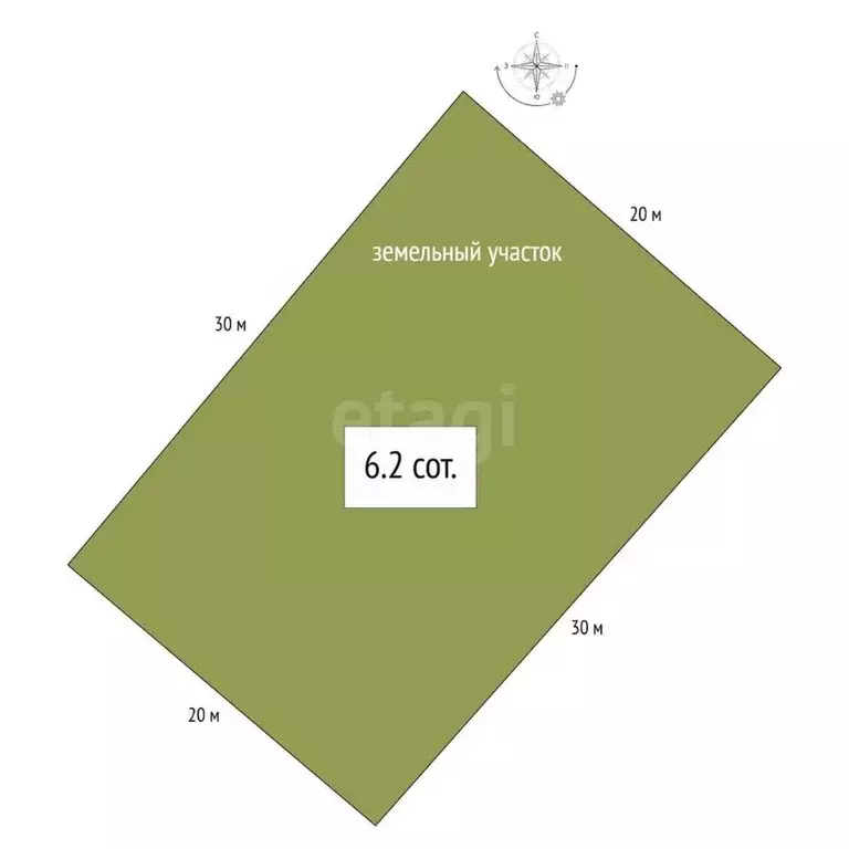 Участок в Новосибирская область, Бердск Марьин Лог СНТ, ул. 45-я, 7 ... - Фото 2