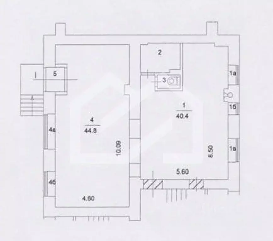 Помещение свободного назначения в Москва Смоленский бул., 3-5С1б (96 ... - Фото 1
