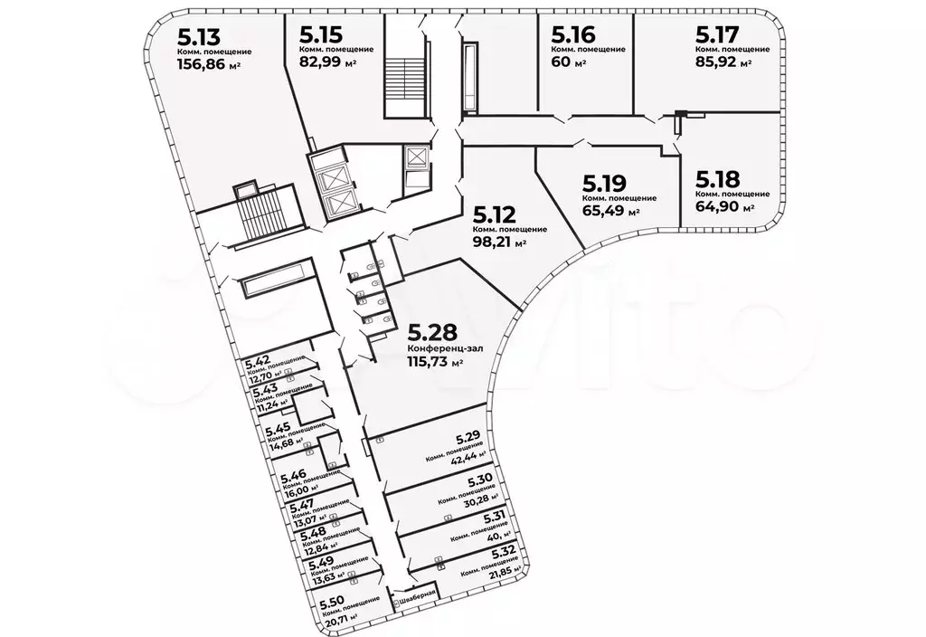 продажа офисного помещения 91 м2 - Фото 0