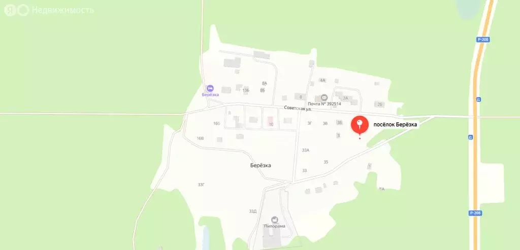 Участок в посёлок Берёзка, Советская улица (10 м) - Фото 0