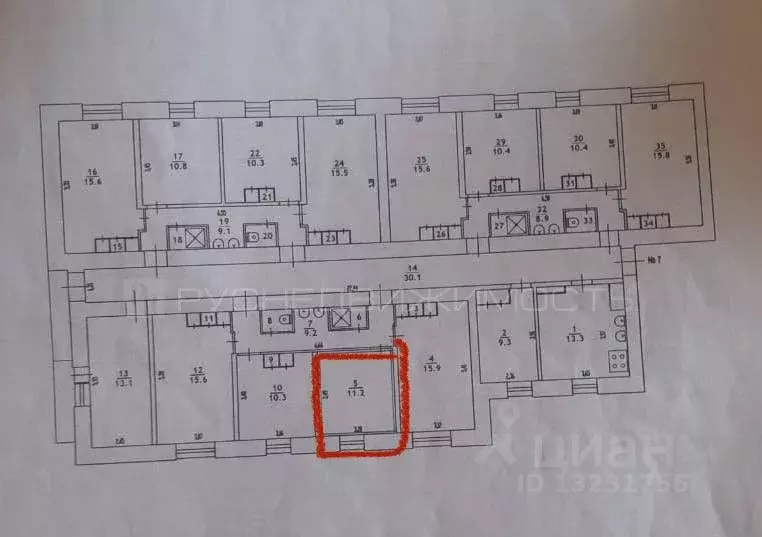 Комната Кировская область, Киров ул. Красина, 52к2 (11.2 м) - Фото 1