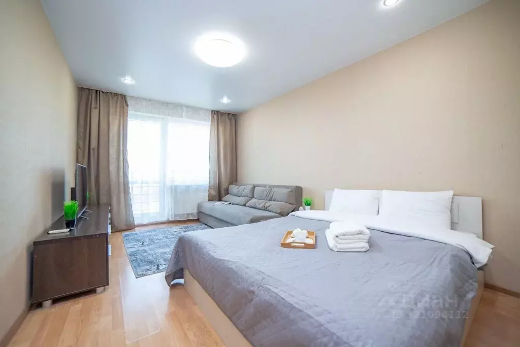 1-к кв. Свердловская область, Екатеринбург ул. Белореченская, 21 (42.0 ... - Фото 1