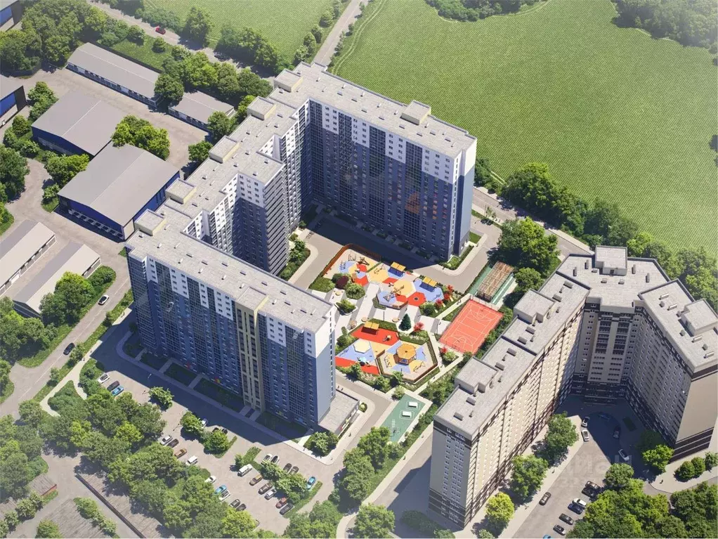 1-к кв. Ленинградская область, Всеволожский район, пос. Бугры ул. ... - Фото 2