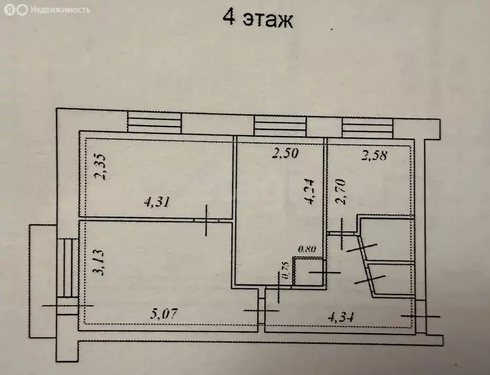 3-комнатная квартира: Щёкино, улица Емельянова, 10 (51.2 м) - Фото 1