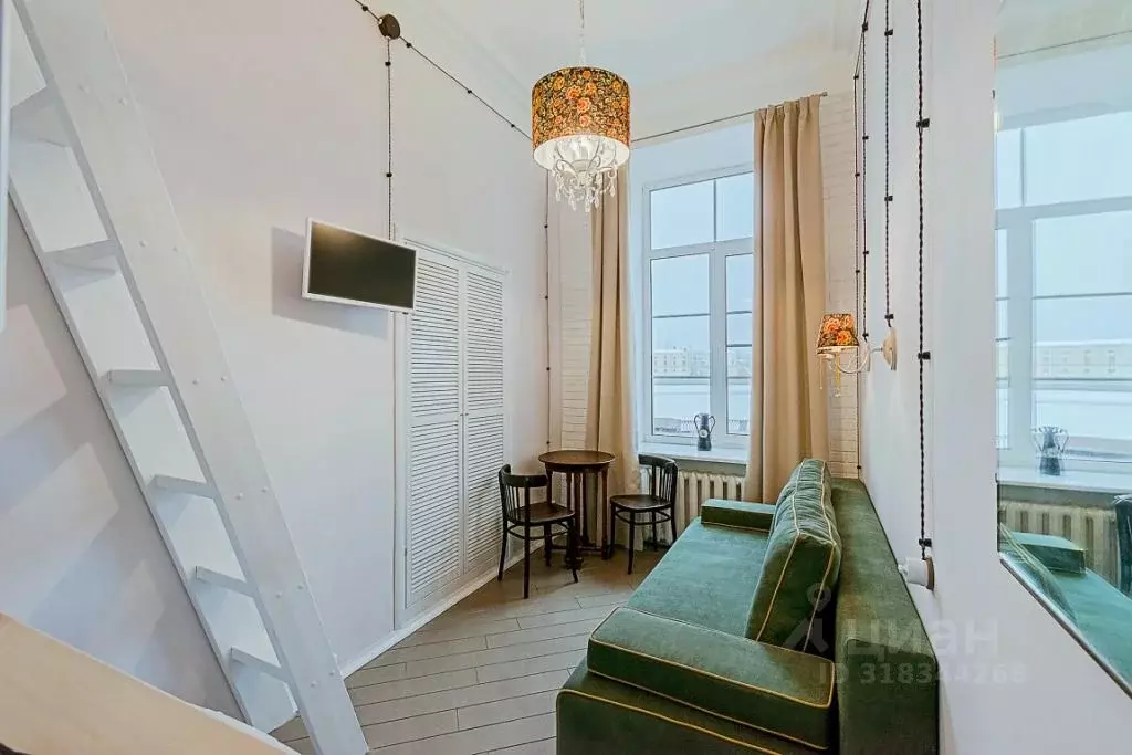 1-к кв. Санкт-Петербург пер. Тучков, 24 (18.0 м) - Фото 1