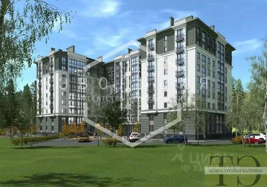 3-к кв. Калининградская область, Гурьевский муниципальный округ, пос. ... - Фото 2