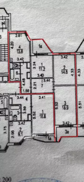 3-к кв. Москва ул. Вертолетчиков, 1 (76.4 м) - Фото 2