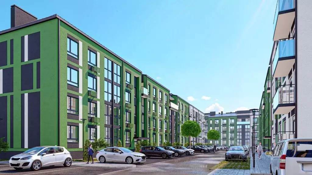 1-к кв. Калининградская область, Зеленоградск  (36.14 м) - Фото 2