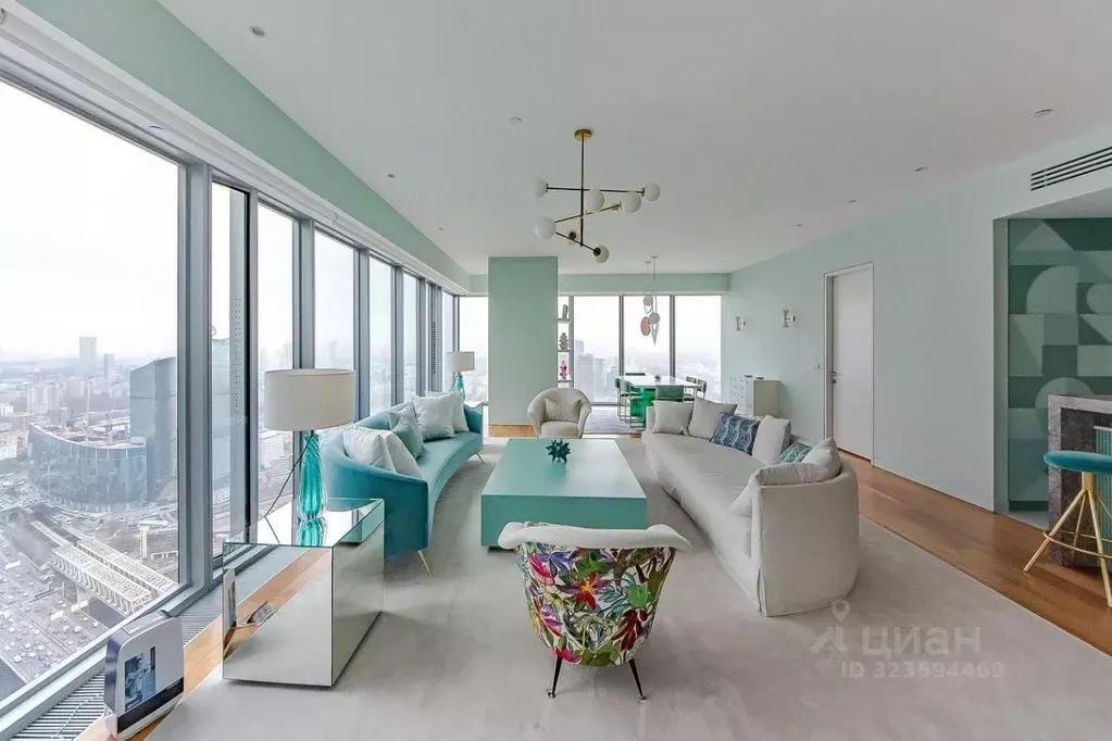 3-к кв. Москва 1-й Красногвардейский проезд, 21с1 (120.0 м) - Фото 2