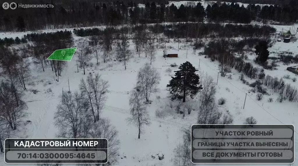 Участок в Томский район, село Коларово, Удачная улица, 23 (9.12 м) - Фото 2