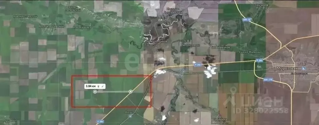 Участок в Ростовская область, Тацинский район, Верхнеобливский хут.  ... - Фото 2