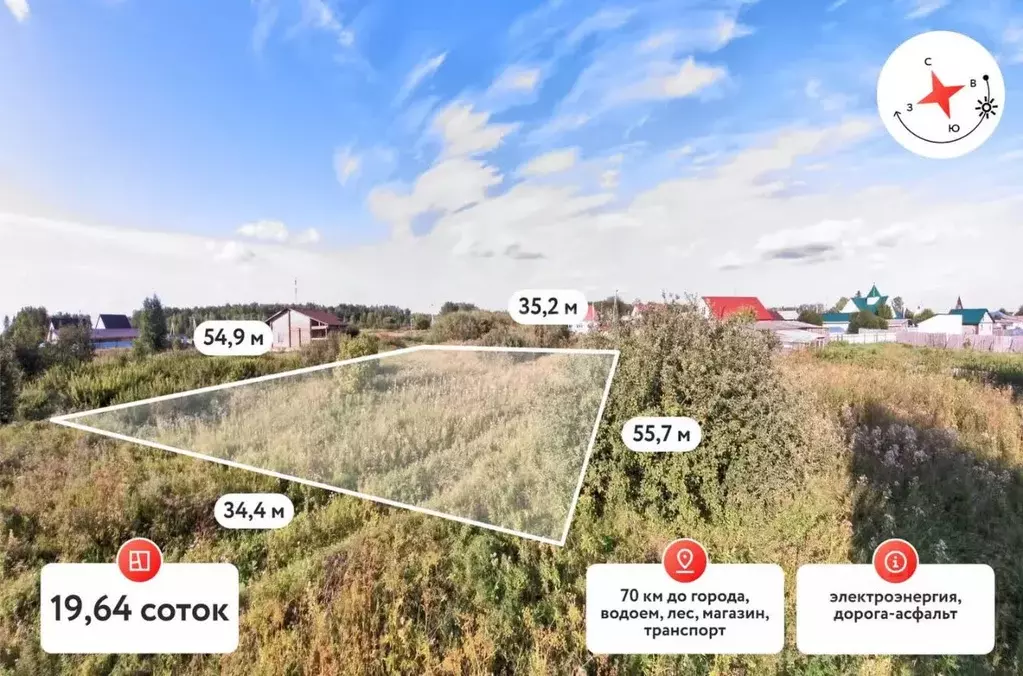 Участок в Тюменская область, Исетский муниципальный округ, пос. ... - Фото 1