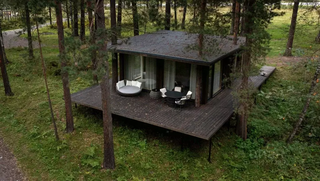 Дом в Алтай, Чемальский район Чемальский тракт, 14-й км (46 м) - Фото 1