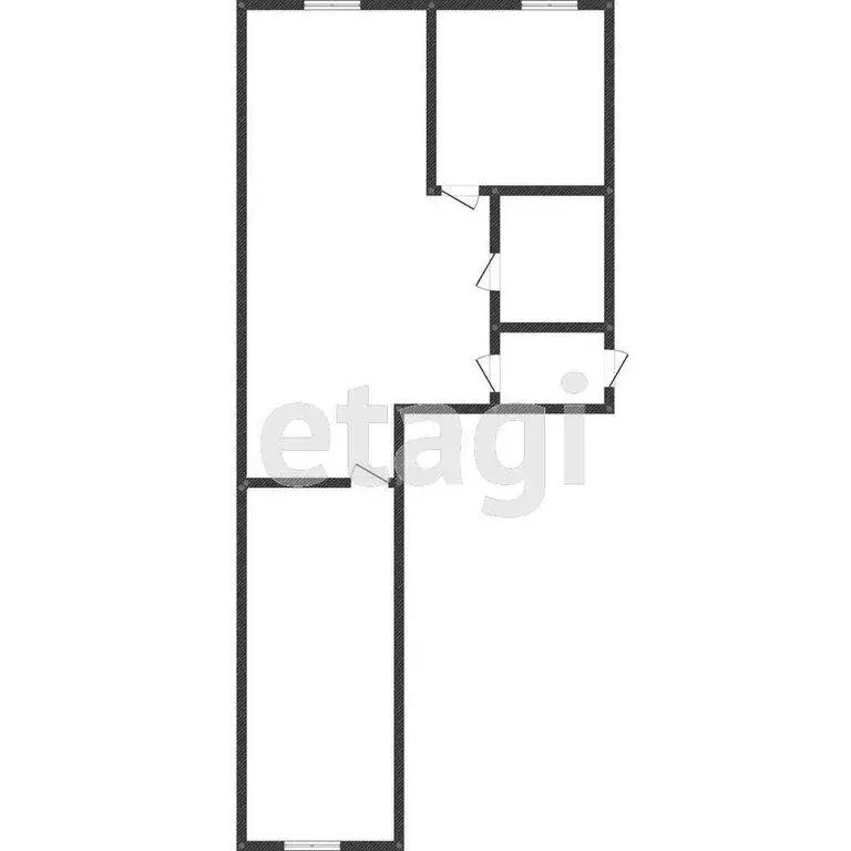 2-комнатная квартира: Нижний Тагил, улица Металлургов, 58 (42.7 м) - Фото 1