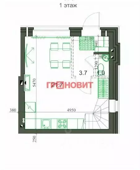 Таунхаус в Новосибирская область, Новосибирский район, Мичуринский ... - Фото 1