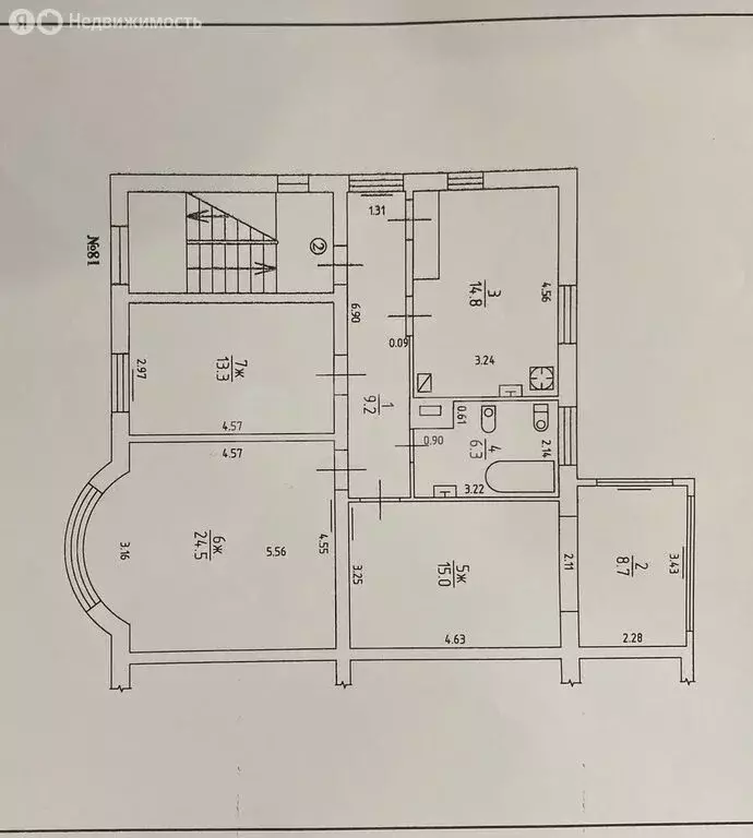 3-комнатная квартира: Калининград, Красная улица, 81 (92 м) - Фото 0
