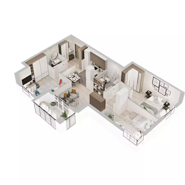 3-комнатная квартира: Кострома, микрорайон Новый город (75.3 м) - Фото 1