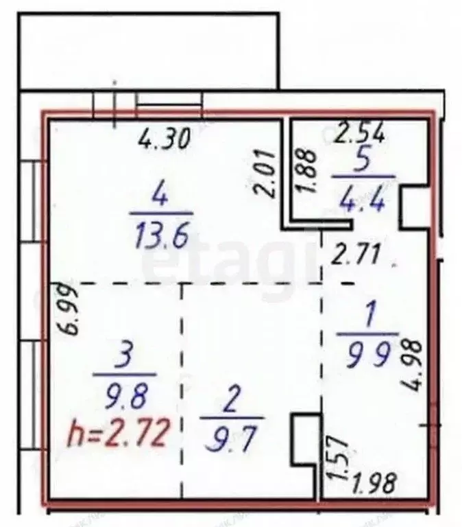 2-к кв. Иркутская область, Иркутск ул. Красных Мадьяр, 14/2 (54.2 м) - Фото 2