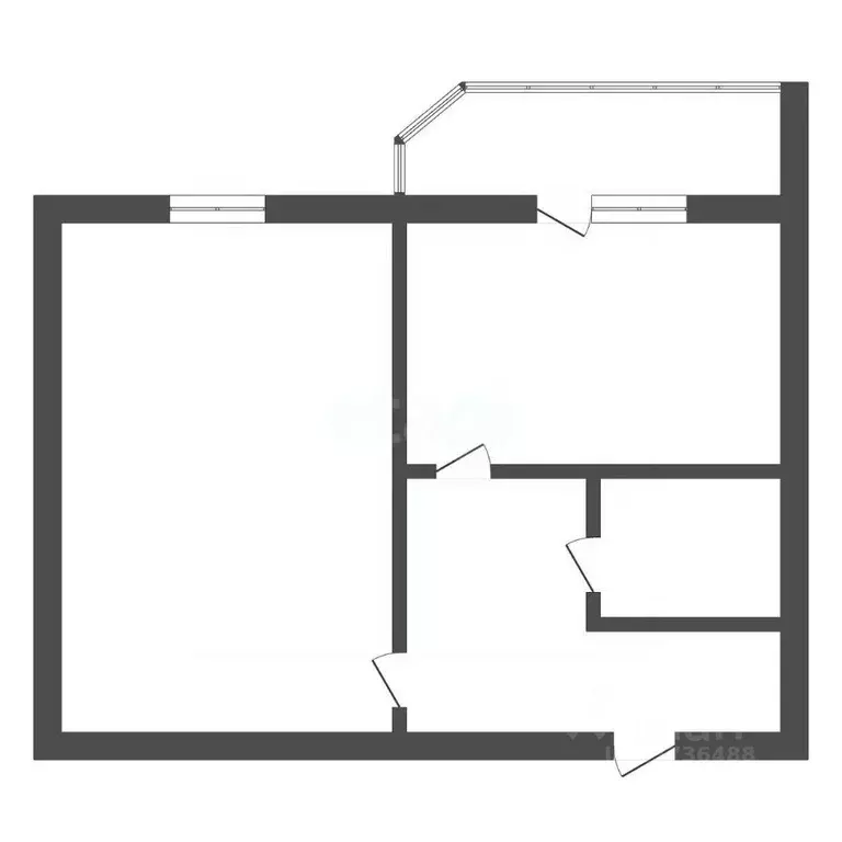 1-к кв. Амурская область, Благовещенск Красноармейская ул., 82 (37.2 ... - Фото 0