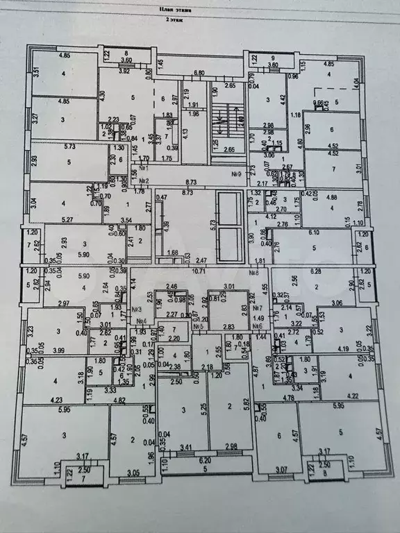 1-к. квартира, 42,7 м, 4/9 эт. - Фото 0