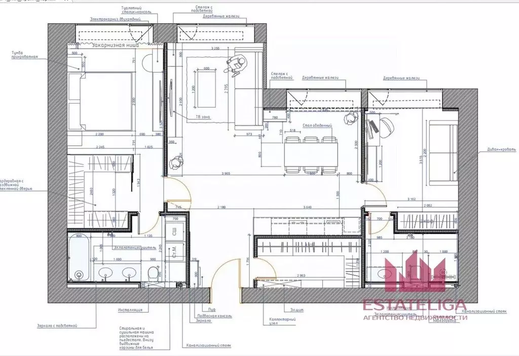 3-к кв. Москва Ленинградский просп., 37/2 (95.7 м) - Фото 2