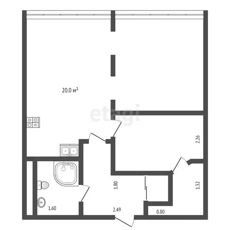 2-комнатная квартира: Пенза, улица Пушкина, 15 (60.4 м) - Фото 0