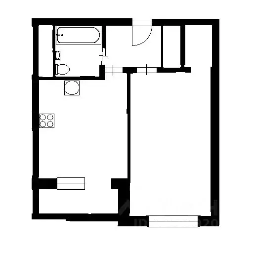2-к кв. Москва 1-й Грайвороновский проезд, 3Ак3 (35.0 м) - Фото 2