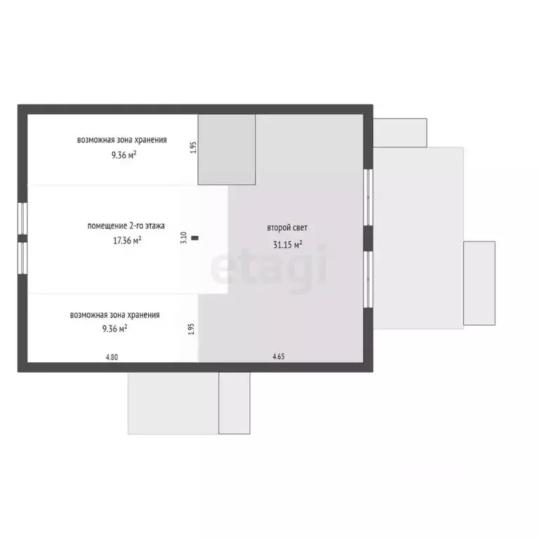 Дом в Марий Эл, Медведевский район, Азяковское с/пос, д. Шеклянур ул. ... - Фото 2