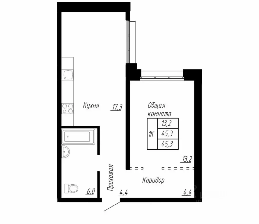 1-к кв. Ленинградская область, Тельмана Тосненский район, Сибирь жилой ... - Фото 1