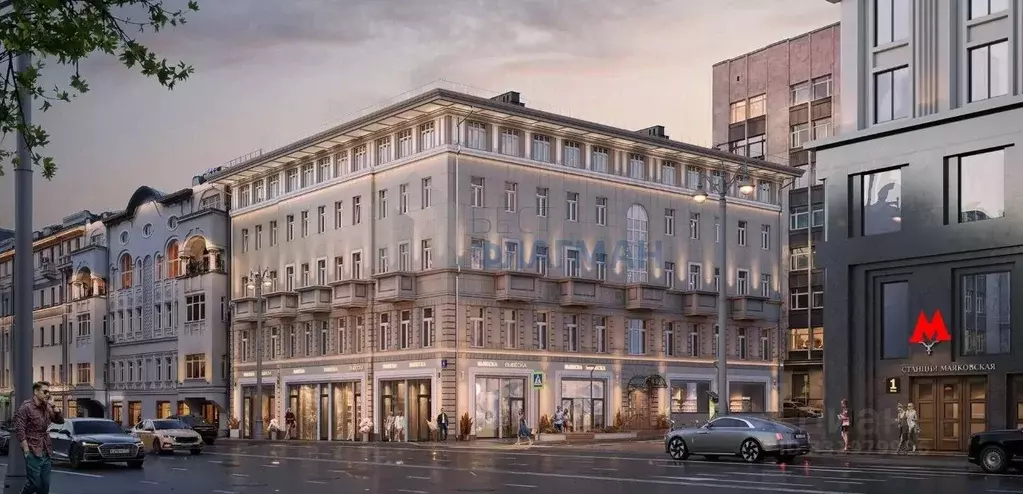 Помещение свободного назначения в Москва 1-я Тверская-Ямская ул., 4 ... - Фото 1