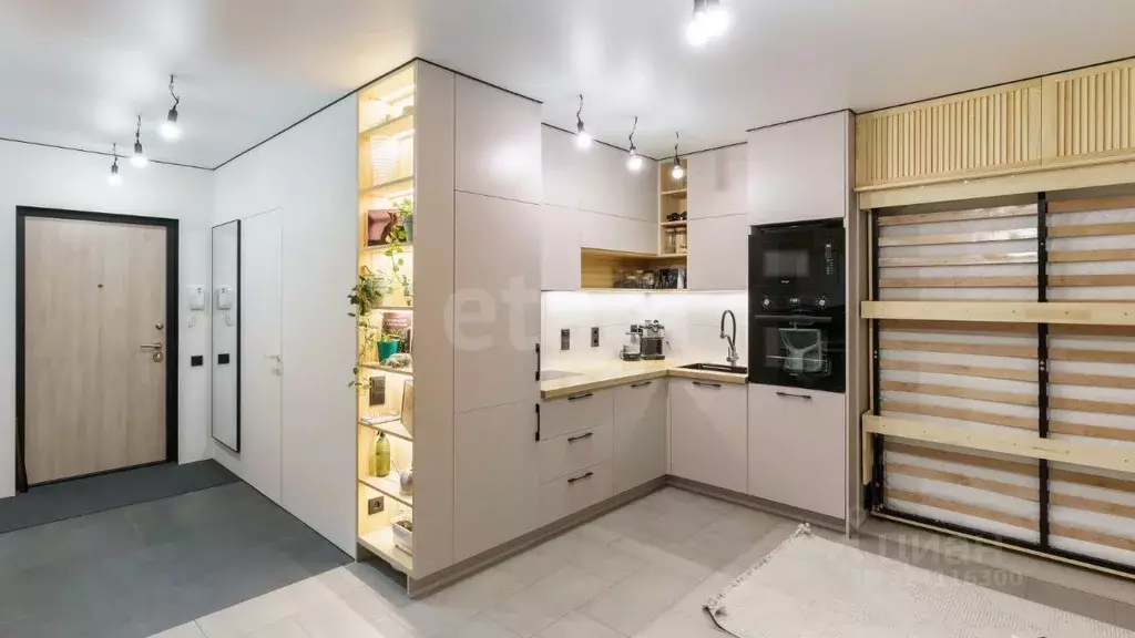 Студия Тюменская область, Тюмень ул. Газовиков, 34 (28.9 м) - Фото 1