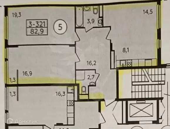 Продаётся 3-к квартира, 81.5 м - Фото 1