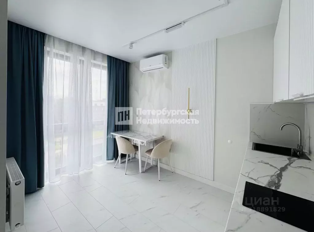 Студия Санкт-Петербург просп. Энгельса, 29 (25.3 м) - Фото 1