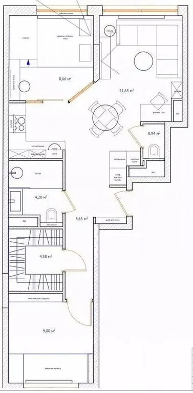 2-к кв. Москва Каширское ш., 65А (59.0 м) - Фото 2