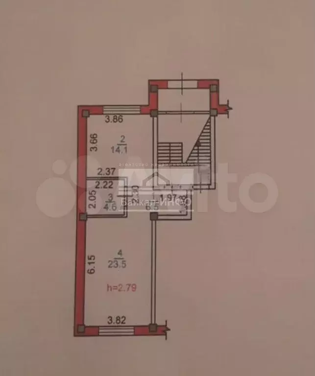 2-к. квартира, 48 м, 1/3 эт. - Фото 0