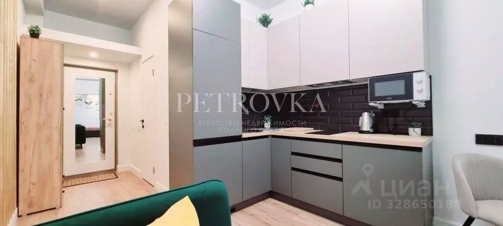 Студия Москва Электрозаводская ул., 14С1 (27.2 м) - Фото 2