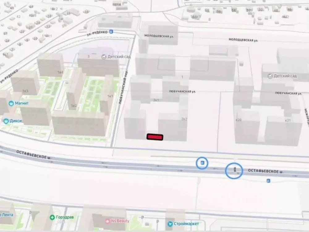 Торговая площадь в Москва ш. Остафьевское, 14к3 (526 м) - Фото 2