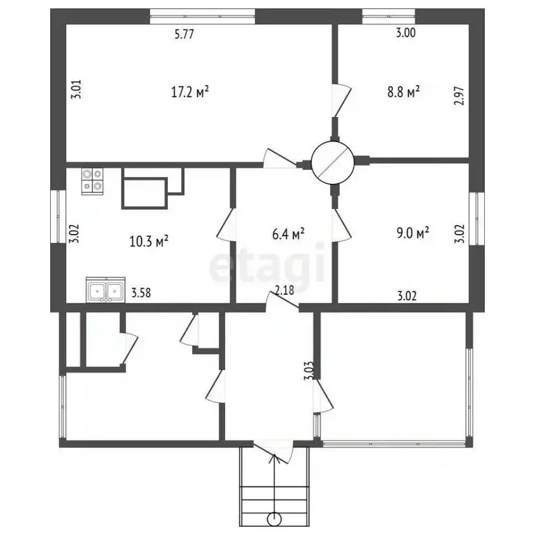 Дом в Псковская область, Порховский муниципальный округ, д. Жгилево  ... - Фото 2