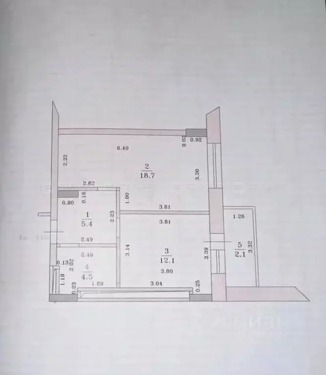 1-к кв. Татарстан, Казань просп. Ямашева, 103а (40.7 м) - Фото 2