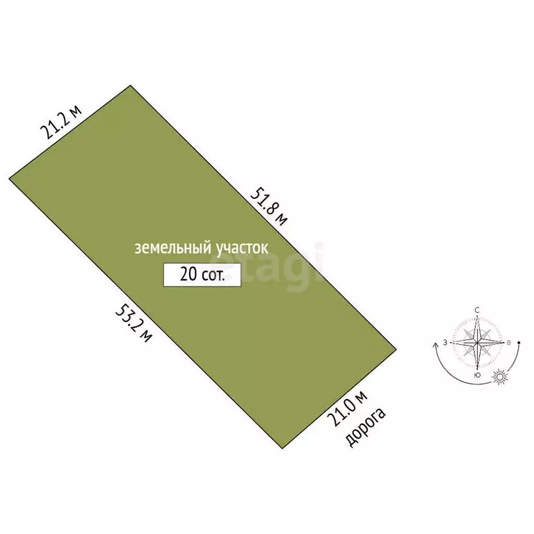 Участок в Тюменская область, Ялуторовский муниципальный округ, садовое ... - Фото 1