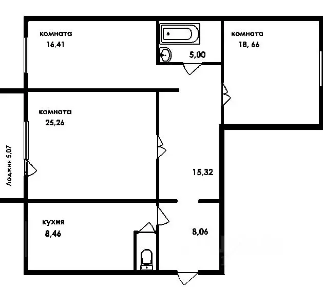 4-к кв. Пермский край, Пермь ул. Академика Королева, 14 (100.0 м) - Фото 2