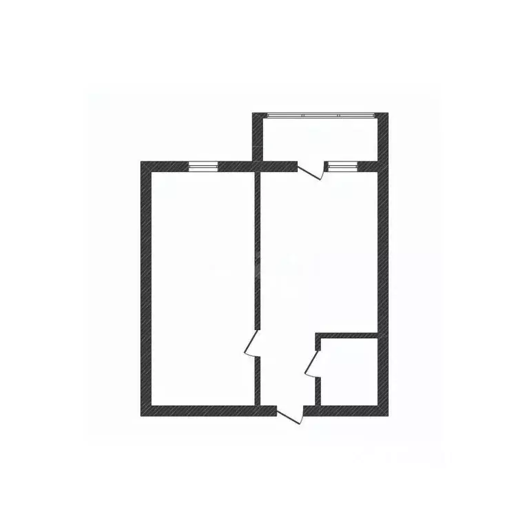 1-к кв. Курганская область, Курган ул. Пугачева, 95Б (32.0 м) - Фото 2